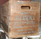 VTG Regent Beverage Bottling Co Metal Edged wooden crate