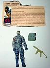 GI Joe 1984 Firefly Cobra Saboteur Figure w/ Weapon Backpack File Card Vintage