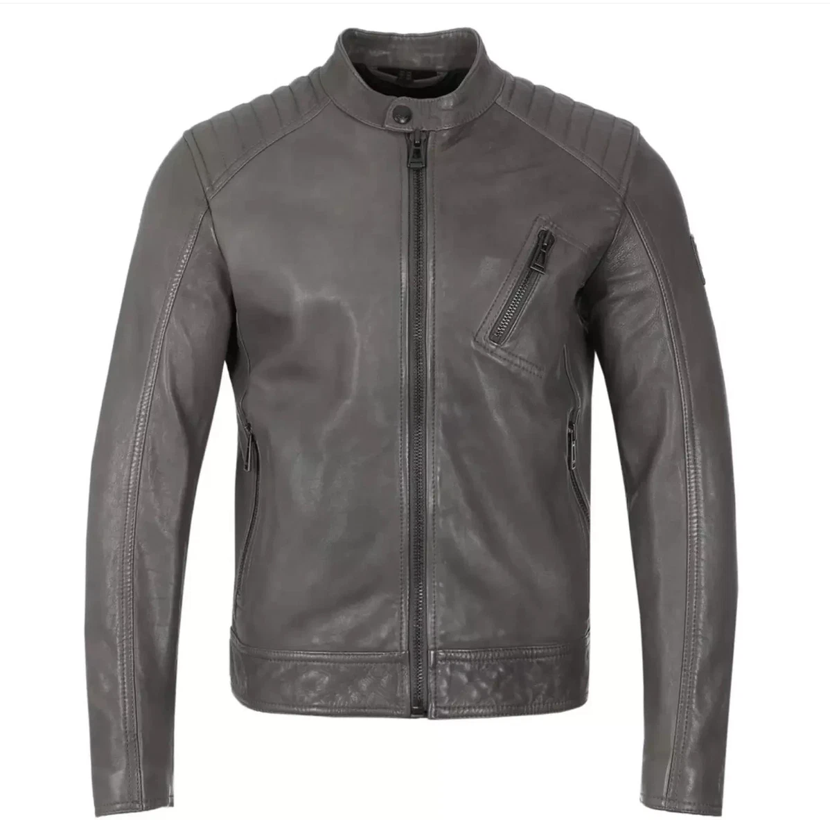 Giacca in pelle con borchie da donna | Ralph Lauren® IT