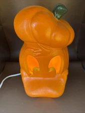 Disney Halloween Donald Duck Light Up Pumpkin Decor Paper Magic Group Style 1999
