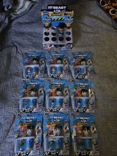 Mr Beast Lot Of 9 Lab Pack Kit Atomic Series Lab Swarms 5 Total Of 49 Characters