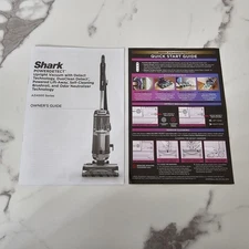 Shark Powerdetect Upright Vacuum AZ4000 Owners Guide & Quick Start Guide