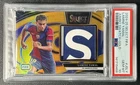 LAMINE YAMAL PSA 10 2024-25 SELECT FIFA JUMBO SWATCHES PATCH GOLD PRIZM 01/10