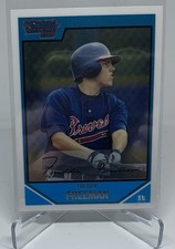 2007 Bowman Chrome  1st Bowman Freddie Freeman