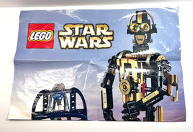 LEGO Technic Star Wars C-3PO 8007 Complete Figure w/ Manual & Poster