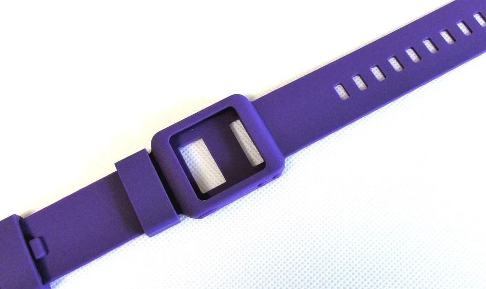 Purple Silicone Skin Watch Band Wrist Strap Cover Apple iPod Nano 6th generation - Image 2 of 4