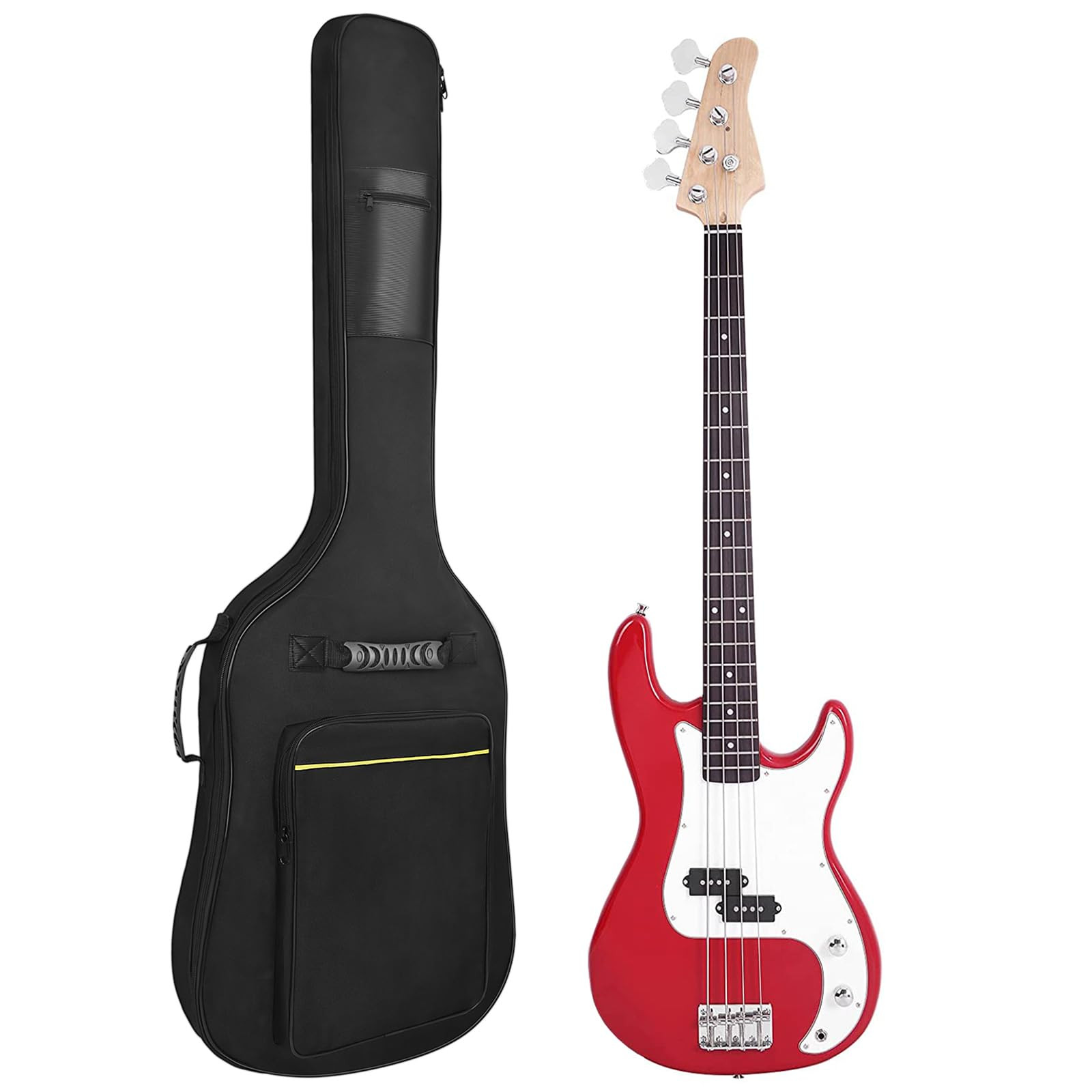 Bass Guitar Bag 7mm Padding Waterproof Electric Bass Case, Electric Bass Gig ...