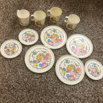 Mattel 1984 Vintage Barbie Tea Party 11 Pcs