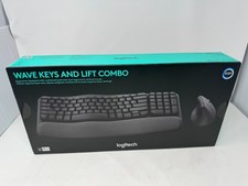 New Sealed Logitech Ergonomic Wave Keys Keybo...