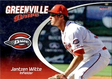 2014 Jantzen Witte MiLB Minor League Rookie Card Greenville Drive