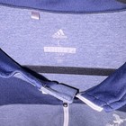 adidas Hawk Pointe Men's Golf Pullover Blue 1/4 Zip Long Sleeve Polo L — photo 2