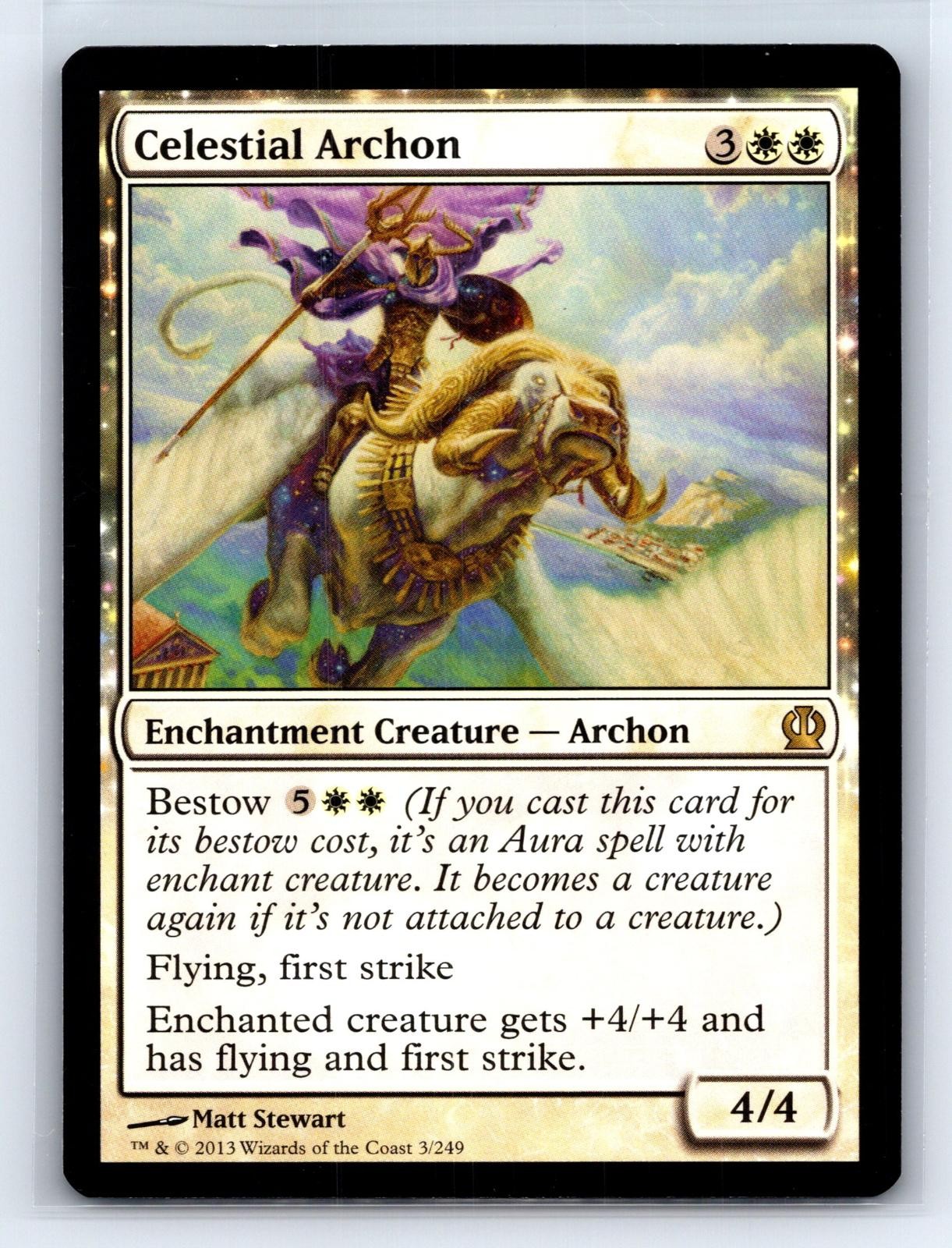 Celestial Archon 3 Rare Theros MTG Lightly Played