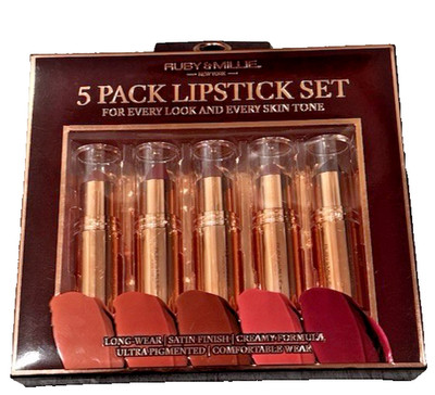 Ruby & Millie 5 Pack Lipstick Set
