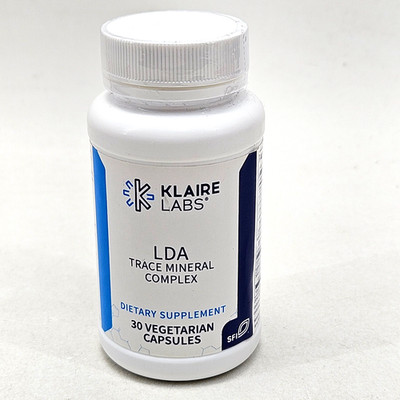 Klaire Labs Feb26 LDA Trace Mineral Complex,, 30 Ct, Hypoallergenic Supplement