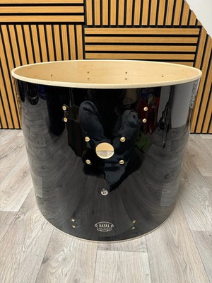 Natal Arcadia Bassdrum Shell 22 x18  Bare Wood Project #VK75