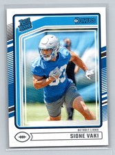 Sione Vaki 2024 Donruss #332 Rated Rookie Detroit Lions