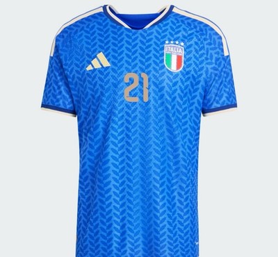 Adidas 2026 Italy Authentic Game Worn Jersey #21 Bastoni Non Rep 100% Authentic