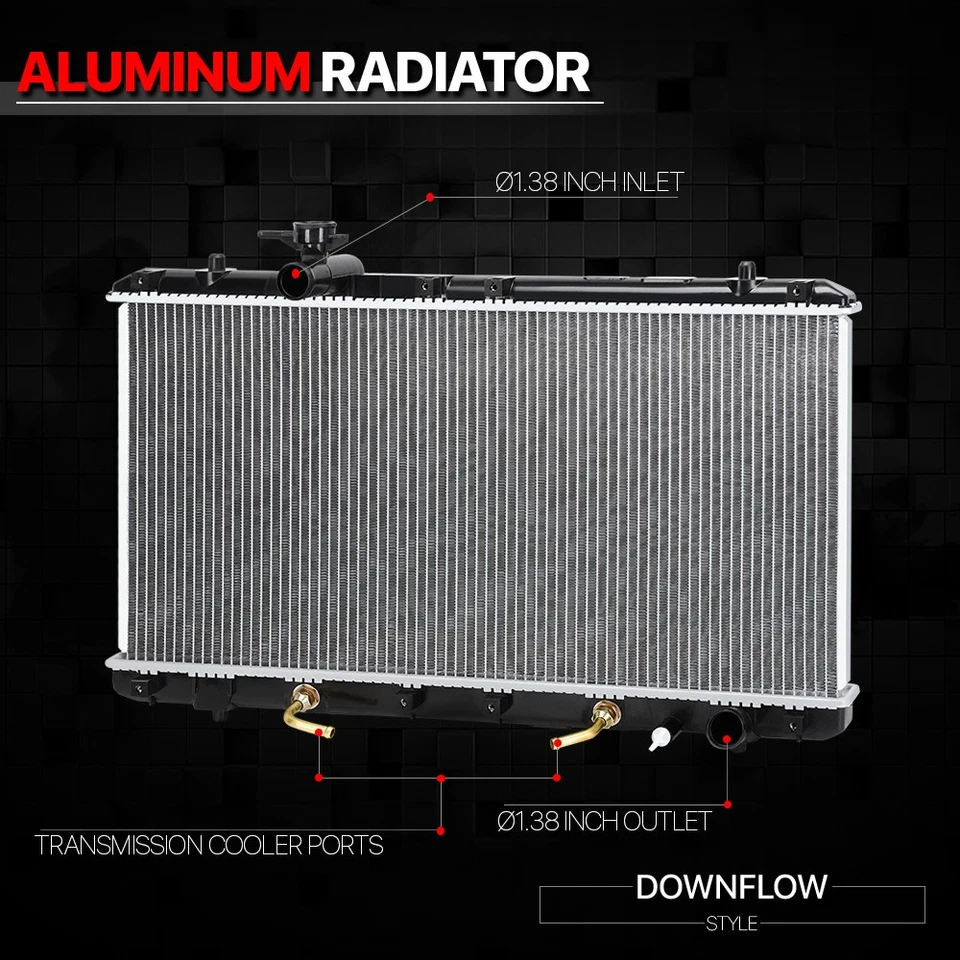 Radiador de núcleo de aluminio OE repuesto para 02-07 Suzuki Aerio 2.0/2.3 AT dpi-2451 Foto 2 de 4