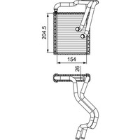 Valeo WÄRmetauscher HeizungskÜHler Passend FüR Hyundai I30 KIA Cee'd PRO