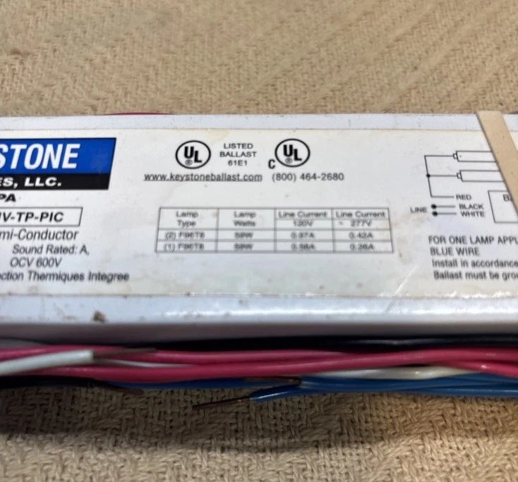 KEYSTONE TECHNOLOGIES KTEB-259-UV-TP-PIC / KTEB259UVTPPIC - Image 3 of 4