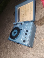 Vintage Califone 1430K Portable 4 Speed Phonograph Turntable Fully Serviced 