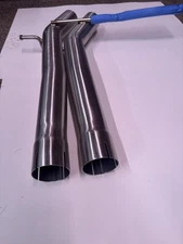 ECS Tuning Valved Cat-Back Exhaust Rear Tip / Outlet Assembly – Dual Pipe (Singl