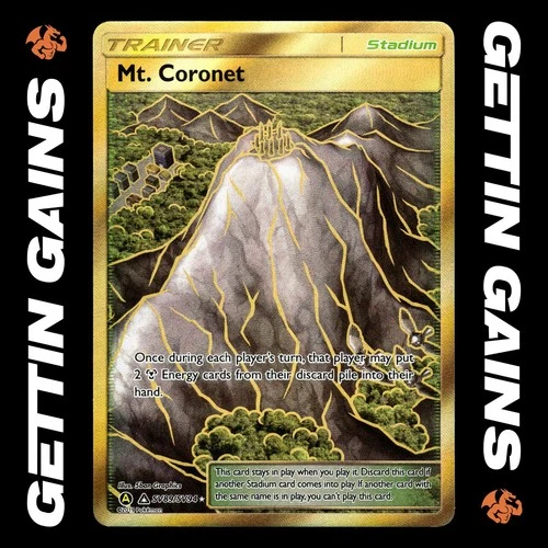 Mt. Coronet - SV89/SV94 - Secret Rare - Hidden Fates - Pokemon Card - VLP