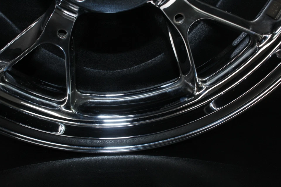 Llanta delantera cromada 06-11 Kawasaki Ninja ZX14R ZX14 Foto 2 de 4