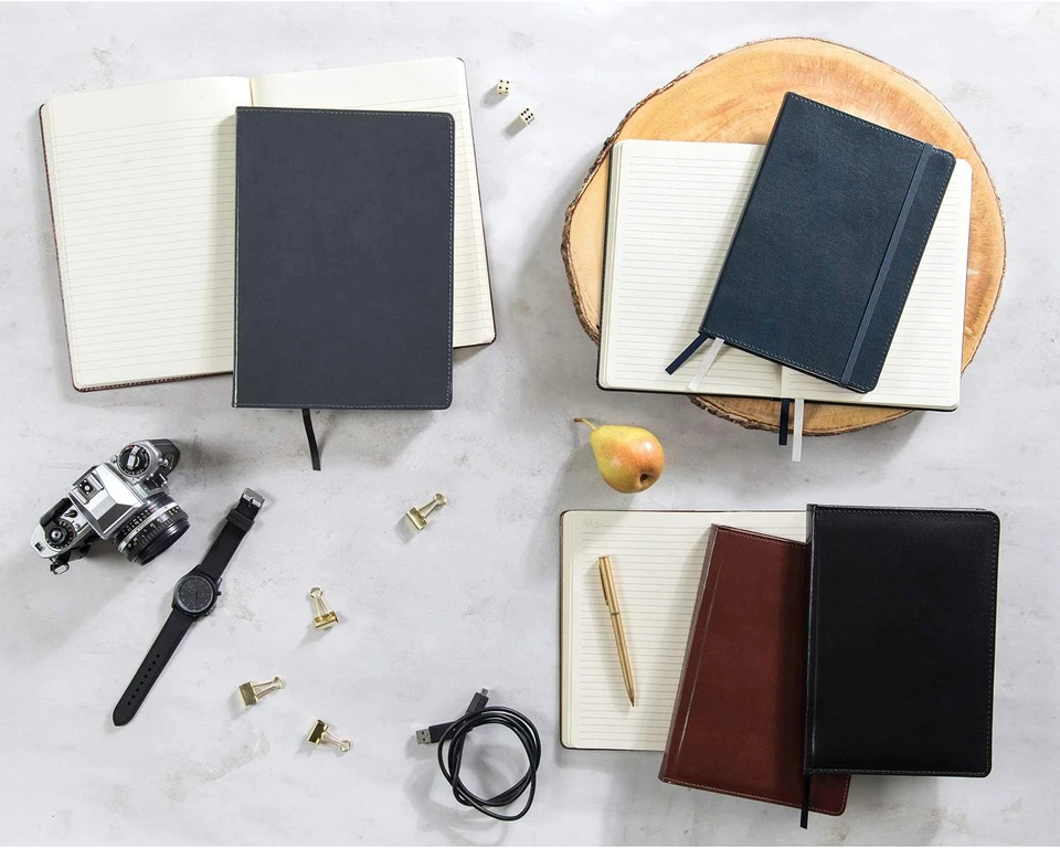 Brown Professional Leather Journal Notebook, 6" W X 8.5" L, 240 Pages - Image 3 of 4