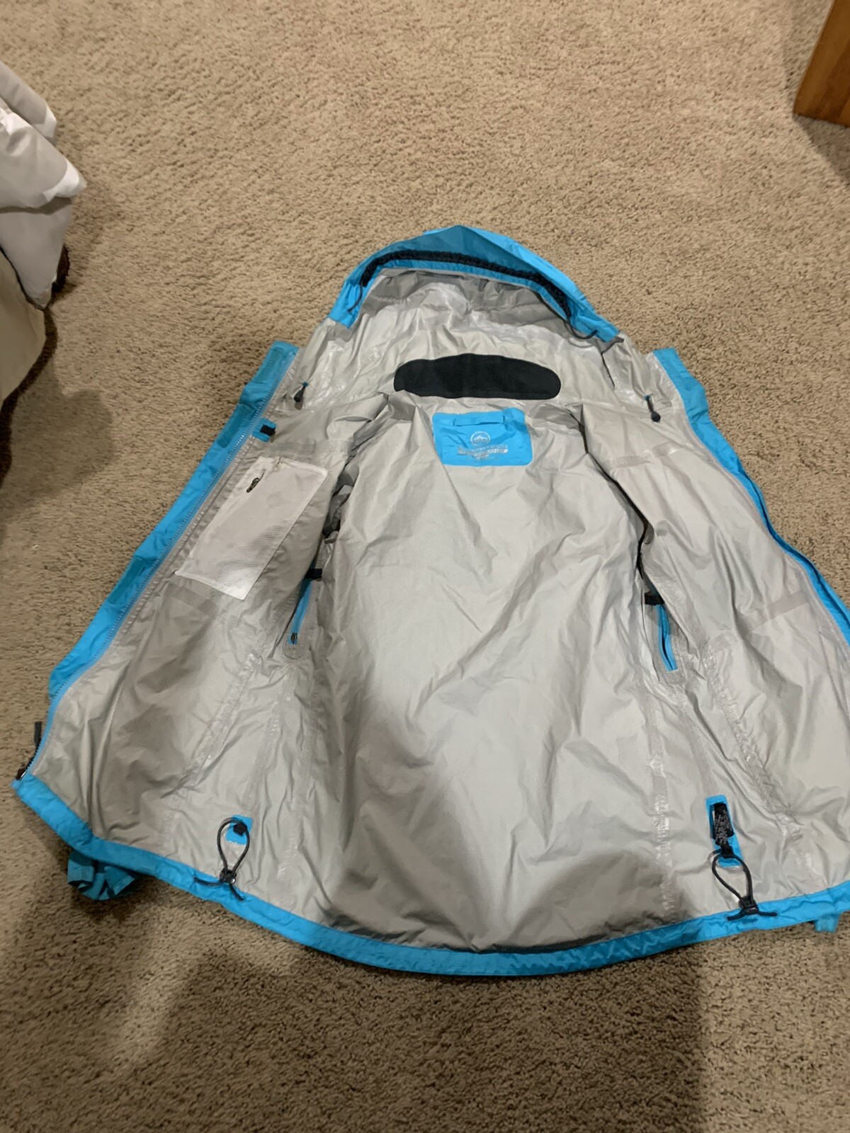 Women's Stormtech Performance light blue Hooded r… - image 6