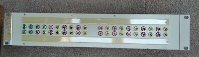 19'' Patchbay Patchpanel Siemens 6x 30-pol 41622 auf Lemo Lemosa Rund LAWO #F