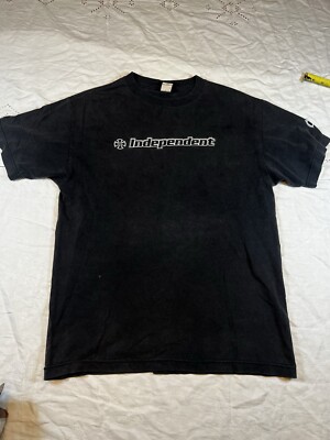 VTG Independent Truck Co. TShirt Mens MED Black Fade 90s Y2K VTG Independent Truck Co. TShirt Mens MED Black Fade 90s Y2K