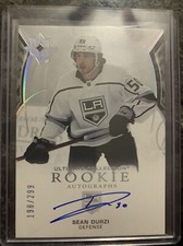 Sean Durzi 2021-22  Ultimate Collection Rookies Hockey Auto 198/299