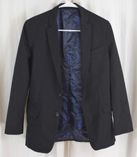 IZOD Boys' Bi-Stretch Blazer Jacket Black Size 16