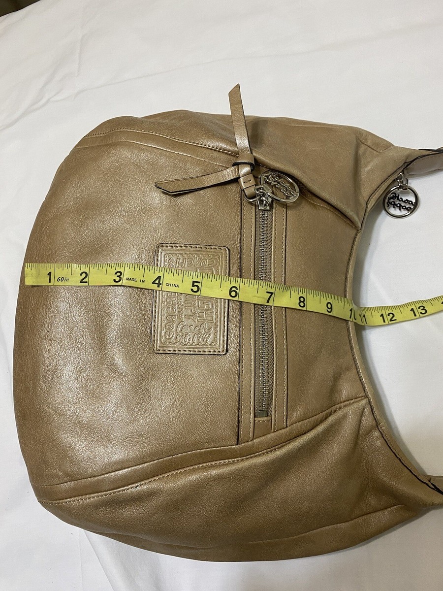 COACH POPPY HOBO CONVERTIBLE SHOULDER BAG GOLD SHIMMER COACH POPPY HOBO CONVERTIBLE SHOULDER BAG GOLD SHIMMER