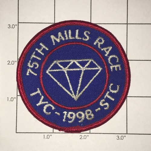 75th Mills Race Patch - Vintage 1998 TYC STC