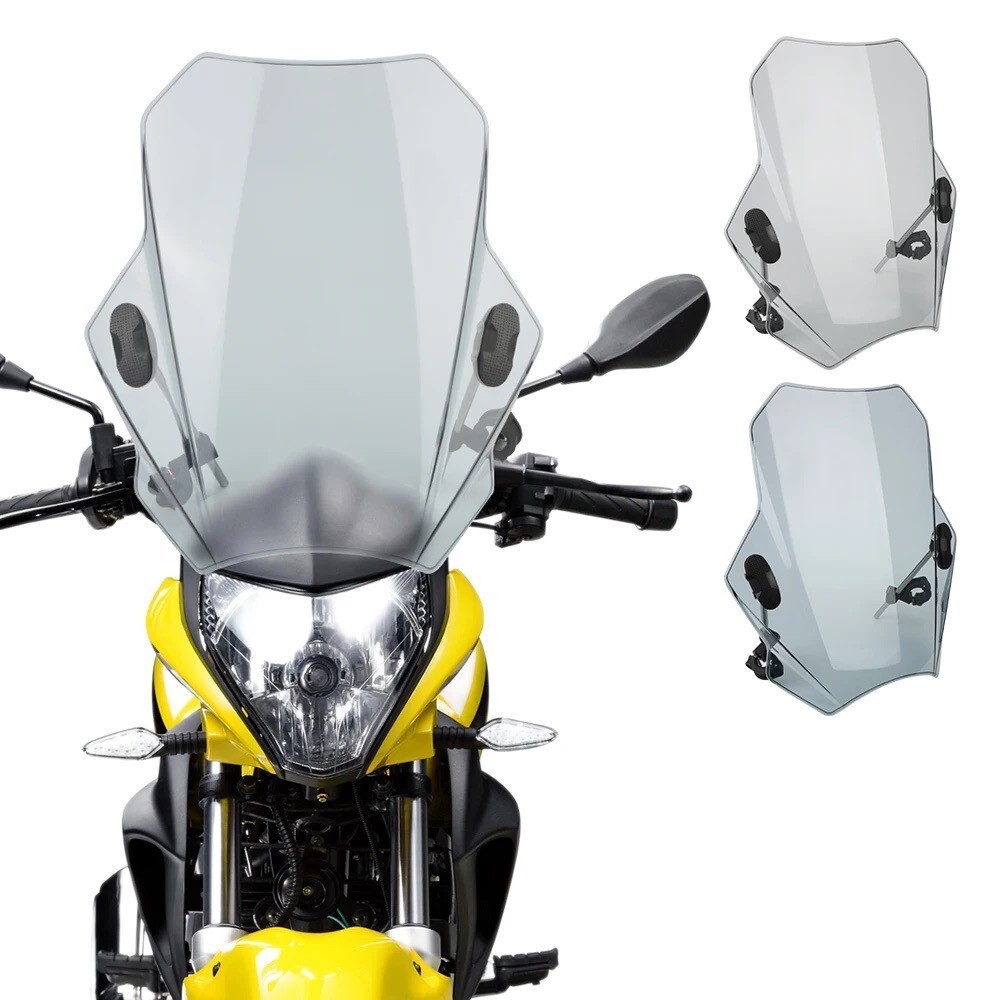 Déflecteur pare-brise moto universel réglable avec spoiler de bulle pour MT07 Z900 GSXR