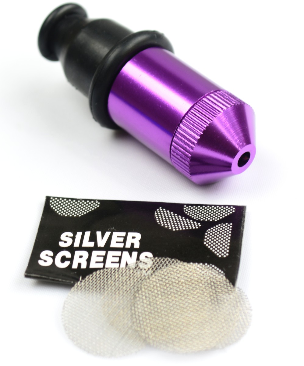 Punchbowl Pipes Hawaii: "Rocket" Pipe - Unique All Brass Chillum Smoking Pipe, Built-in Poker, Cleanable And Screenless - Foto 2