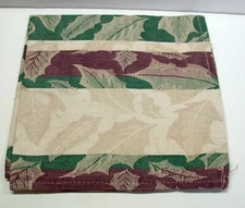 (4) Cotton Park Cottage Napkins ~ Holly Leaves ~ 18" x 18" Square **NEW**