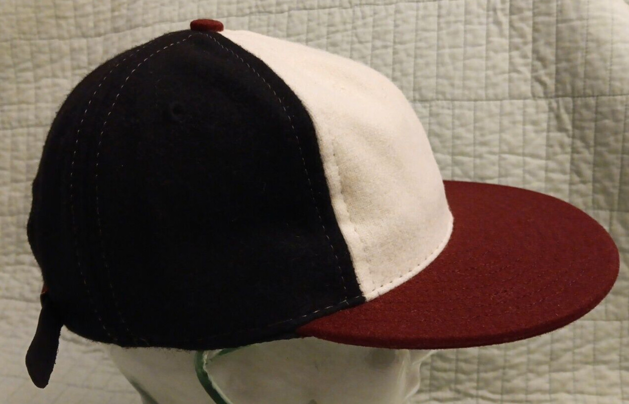 Adj Strapback Ebbets Field Flannels Tri-Color Sai… - image 2