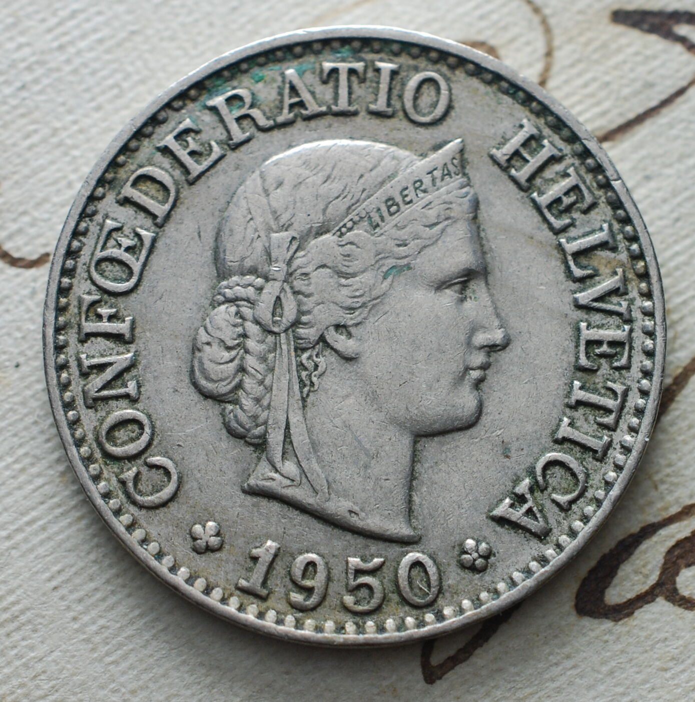 1950 Szwajcaria 10 centymów