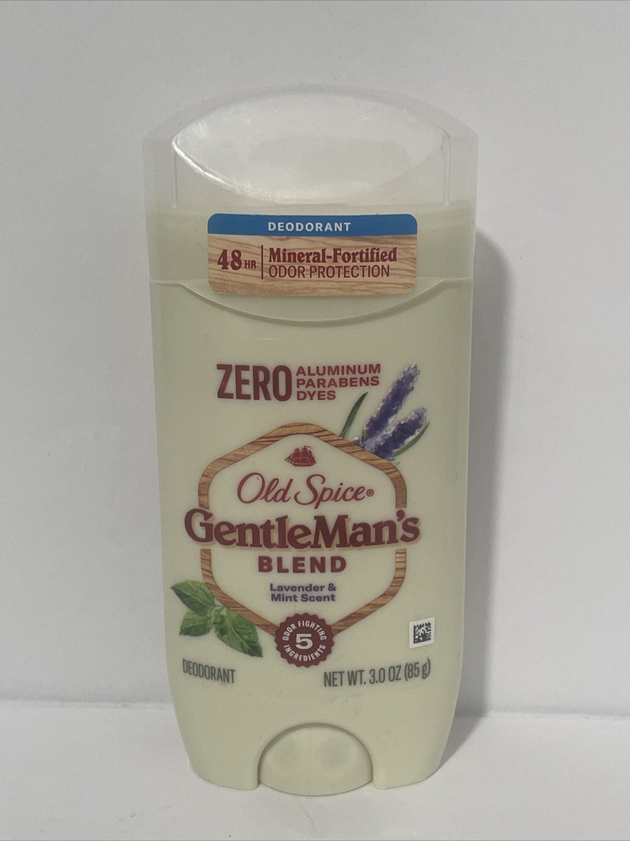 Old Spice GentleMan's Blend Deodorant Lavander & Mint Scent 3oz | eBay