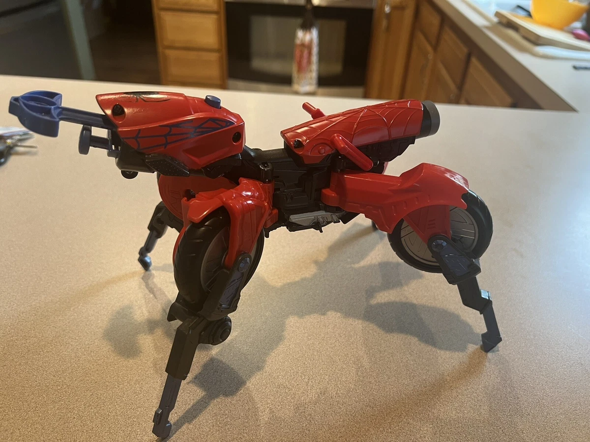 2017 Hasbro Nerf Marvel Spider Man 3 in 1 Spider Cycle Bike
