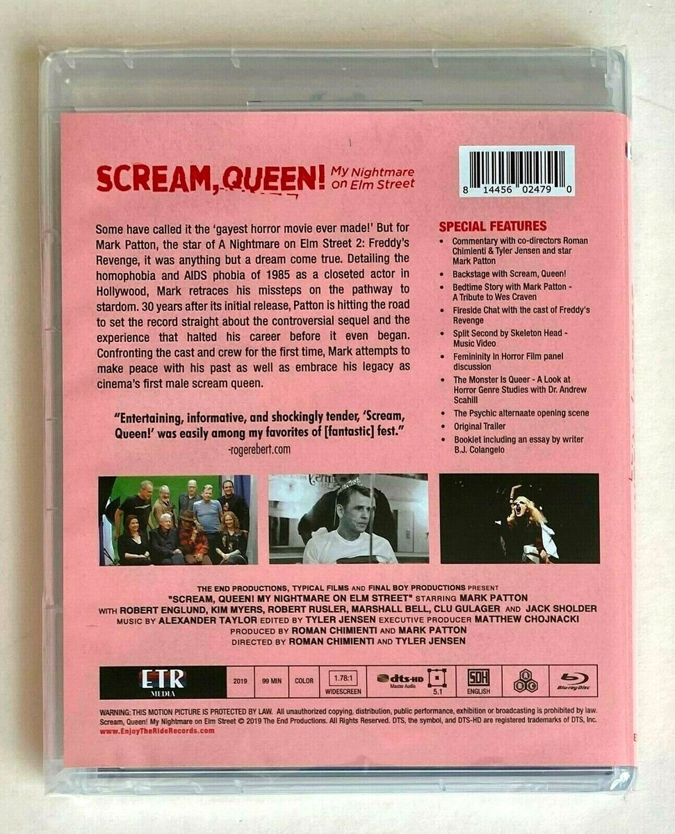 SCREAM QUEEN! MY NIGHTMARE ON ELM STREET US LIMITED BLU-RAY 1500 ONLY!