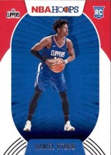 2020-21 Panini NBA Hoops Base Set Rookie #203 Daniel Oturu Los Angeles Clippers