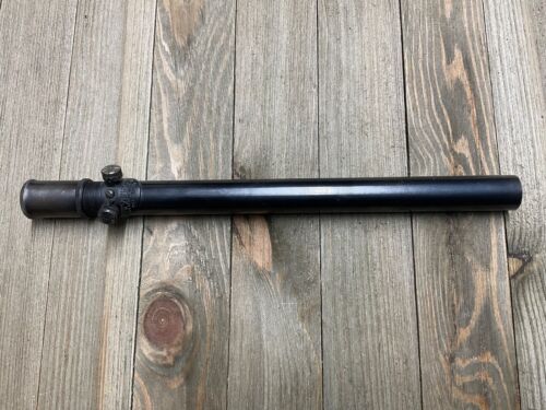 Vtg Weaver 29S Rifle Scope 3x 3/4" Tube w/ Single Post Reticle 10-3/8" Long