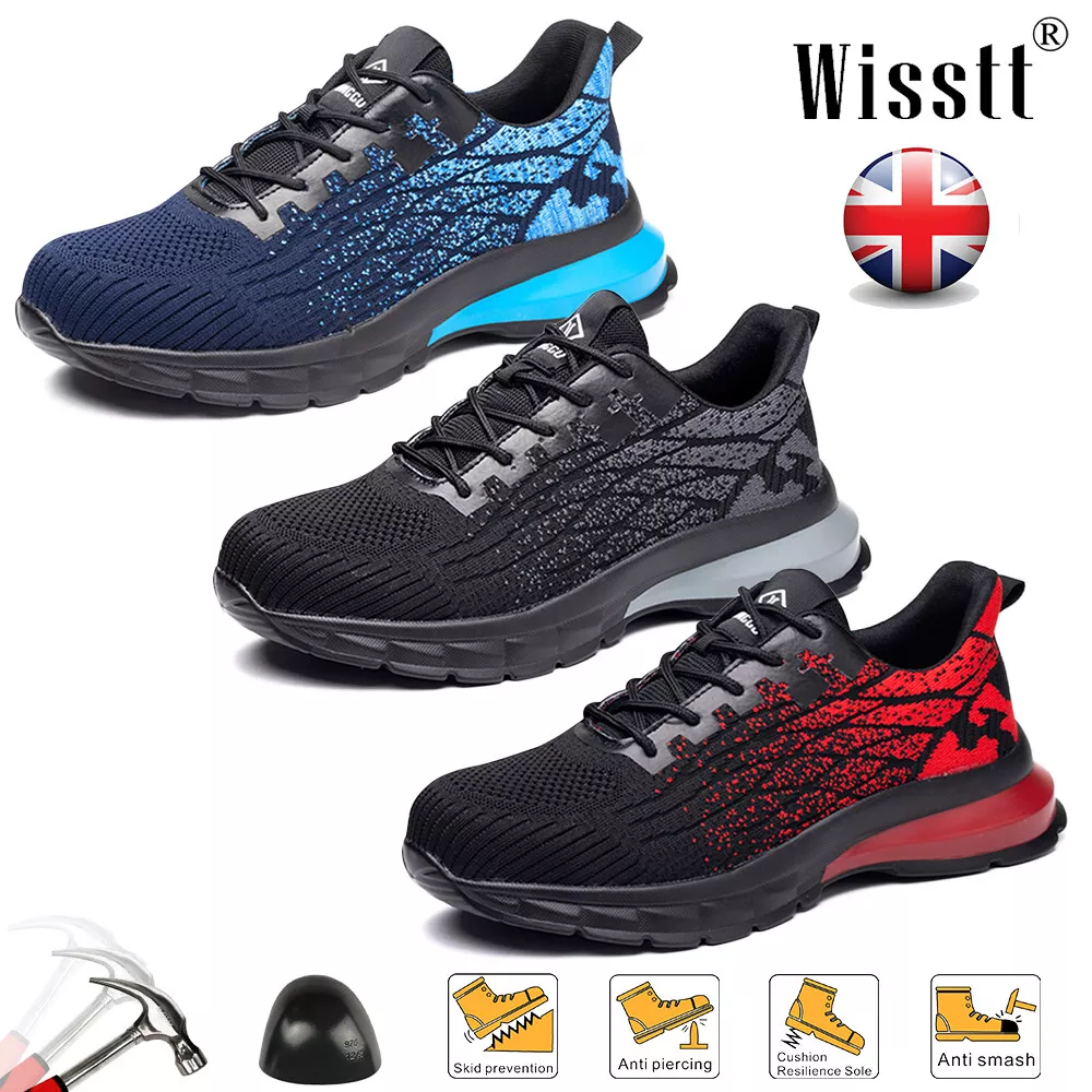 Mens Waterproof Ankle Work Boots Safety Shoes Womens Steel Toe Cap Trainers Size