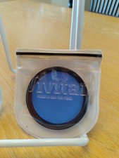 Vintage Vivitar VMC 52mm 80B FILTER, Blue, W/pouch Made in USA