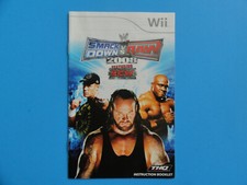 NINTENDO WII SMACKDOWN VS. RAW 2008 INSTRUCTION MANUAL **NO GAME DISC**