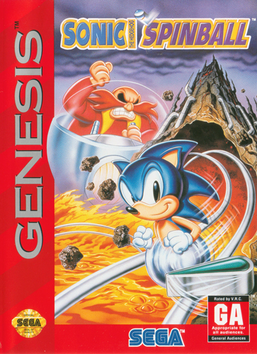 Sonic The Hedgehog Spinball / Pinball SEGA Genesis Game Complete